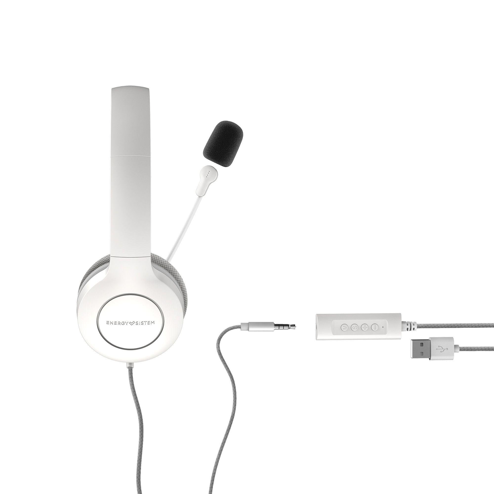 Energy System Auricular Office 3 White