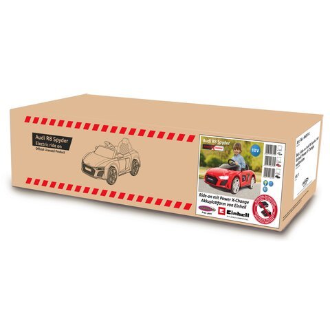 Jamara Correpasillos Audi R8 Spyder 18v Einhell Power Xchange Blanco