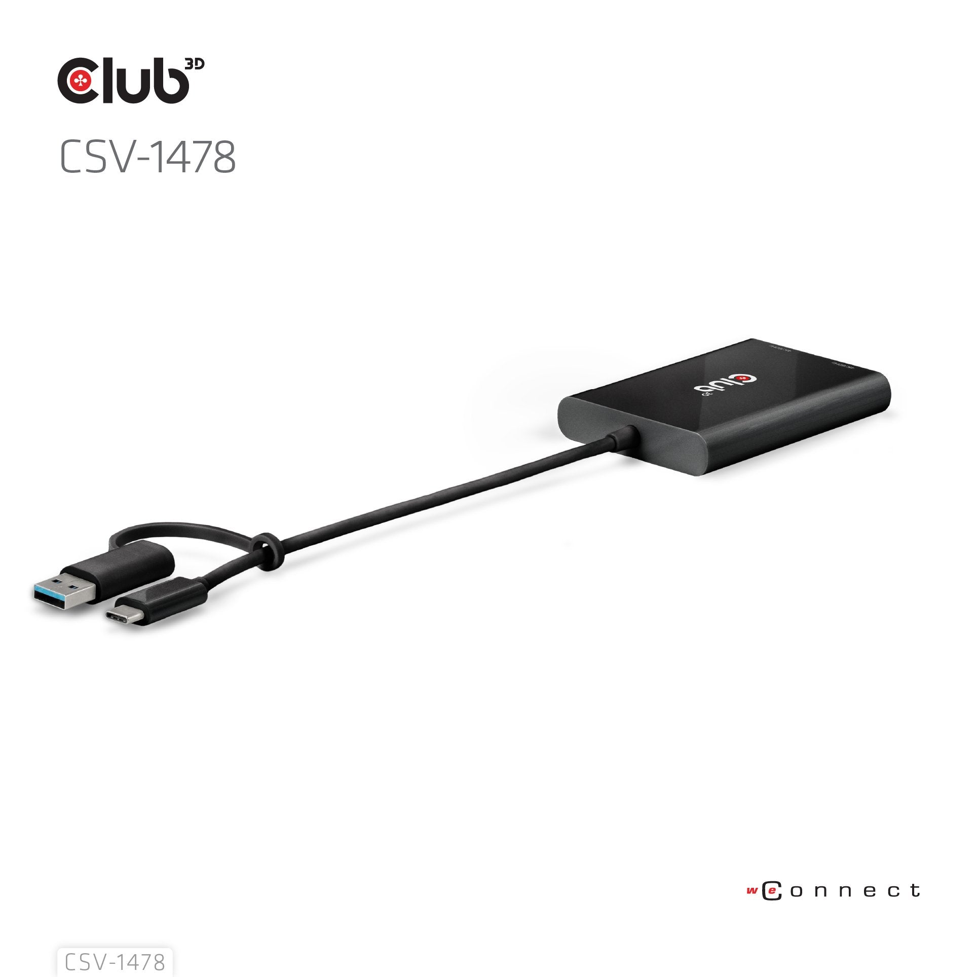 EAN 8719214472993 - CLUB3D CSV-1478 divisor de video USB Tipo C 2x DisplayPort imagen 9