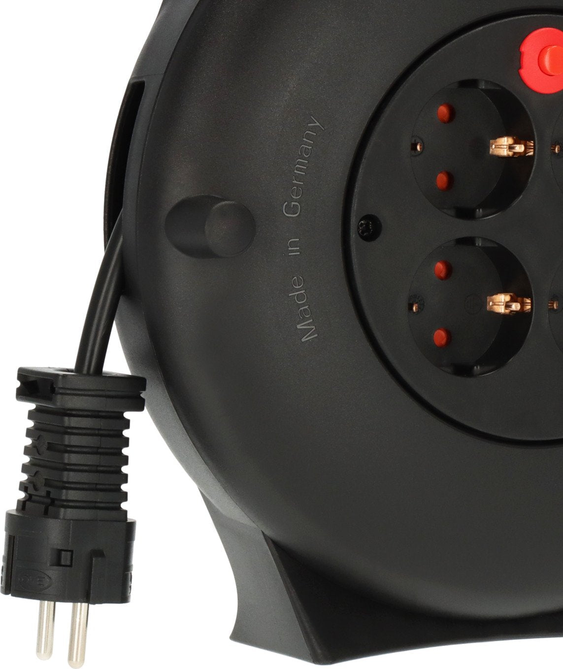 Brennenstuhl Vario Line Kabelbox 4 Tomas / Mini-Kabeltambor 10 M