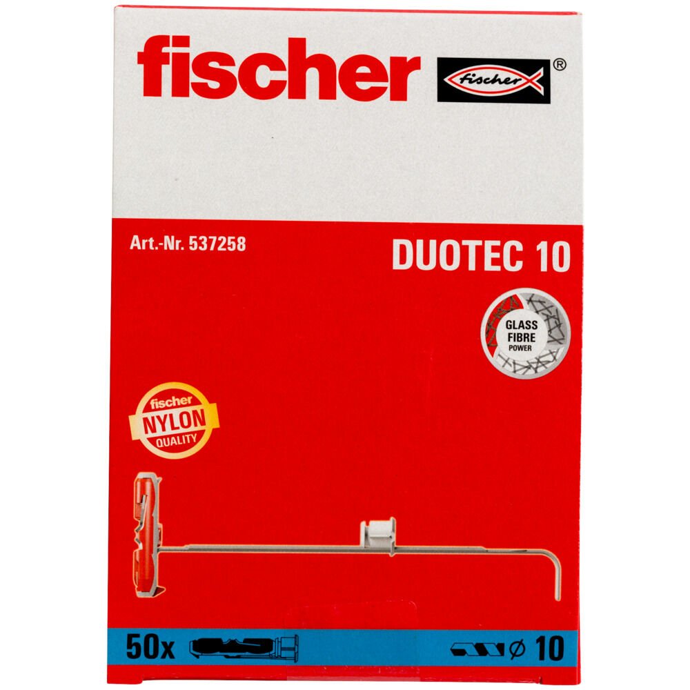 EAN 4048962254075 - Fischer 537258 tornillo de anclaje y taco 50 pieza(s) Juego de enchufes de pared y tornillos 50 mm imagen 5