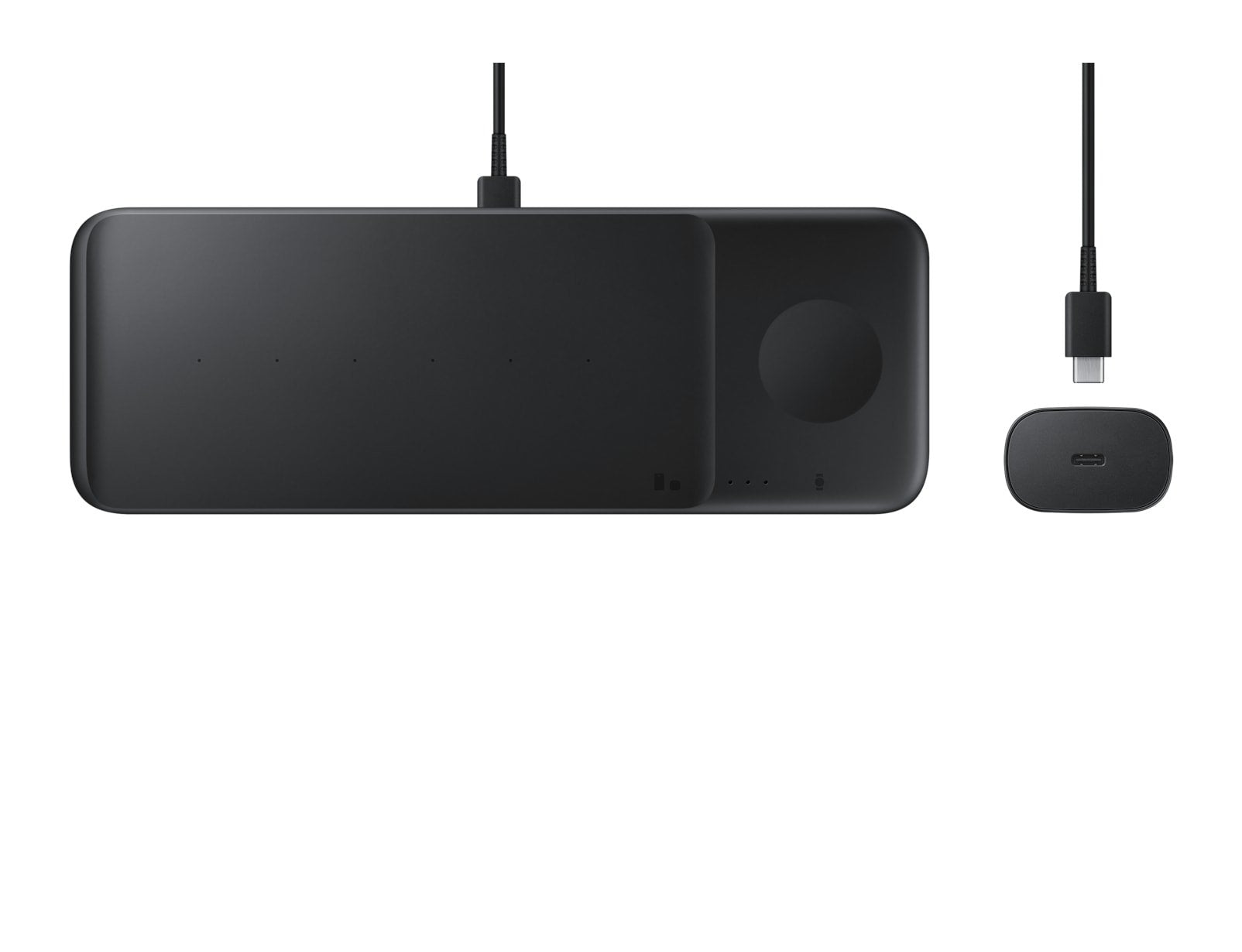Samsung Cargador Qi Wireless Trio Negro