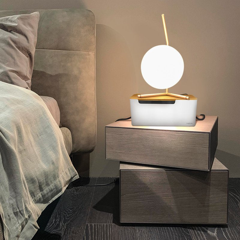 Logilink Kabelbox 320 X 140 X 130 Mm, Weiss