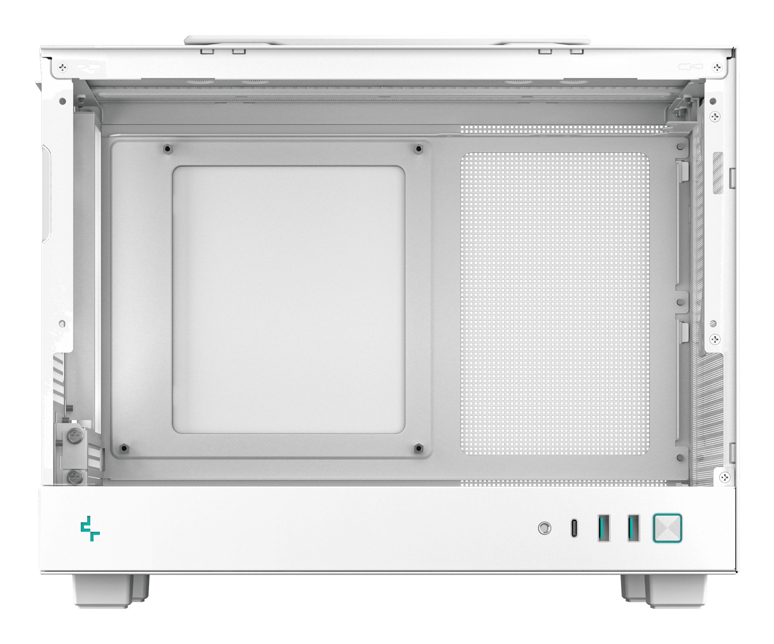 Caja Pc Micro-Atx Semitorre Deepcool Ch160 Wh Blanca R-Ch160-Whngi0-G-1