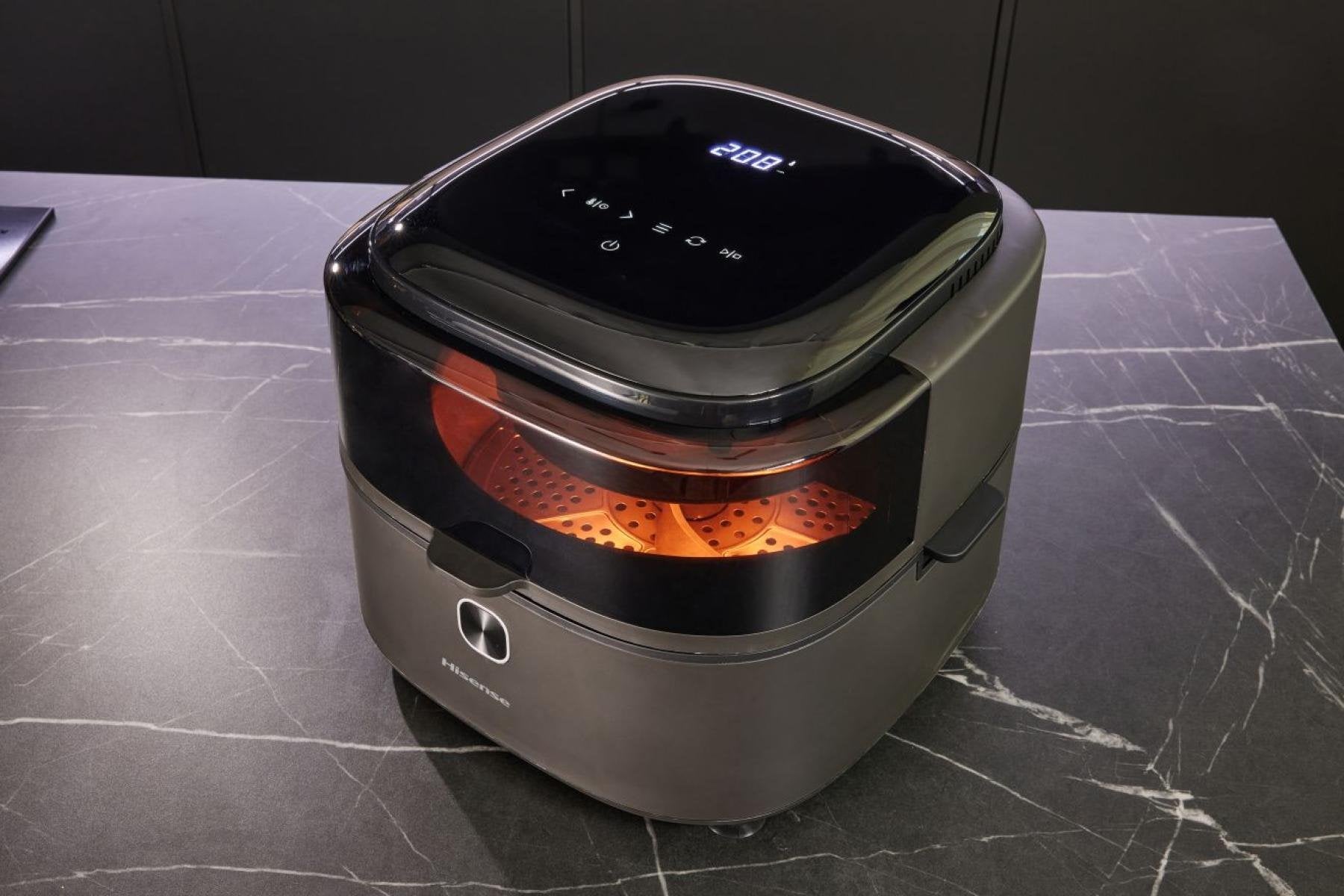 EAN 3838782818547 - Hisense HAF1350DR Sencillo 6,7 L Independiente 1350 W Freidora de aire caliente Negro imagen 9