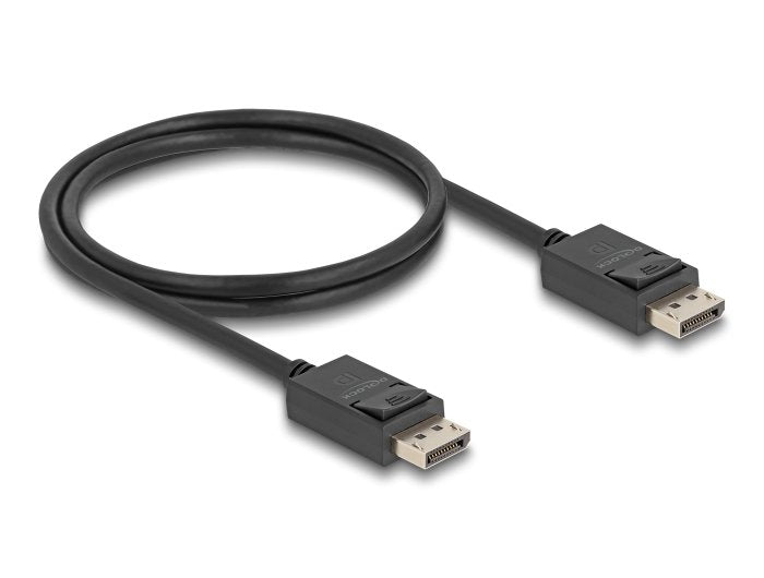Delock 80492 Cable Displayport 16k 30 Hz / 8k 60 Hz 40 Gbps 1 M