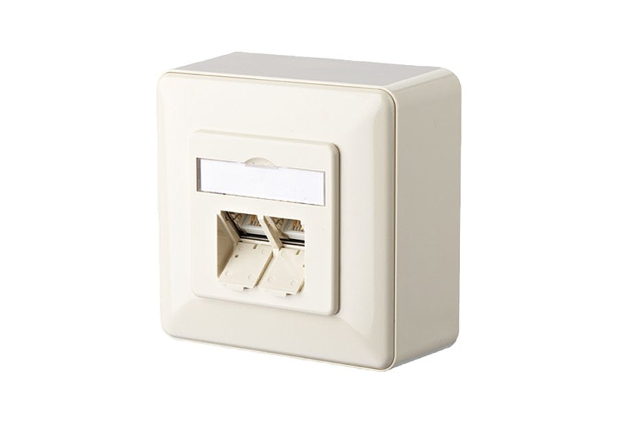 Metz Connect E-Dat C6a 2 Port Ap Blanco Puro