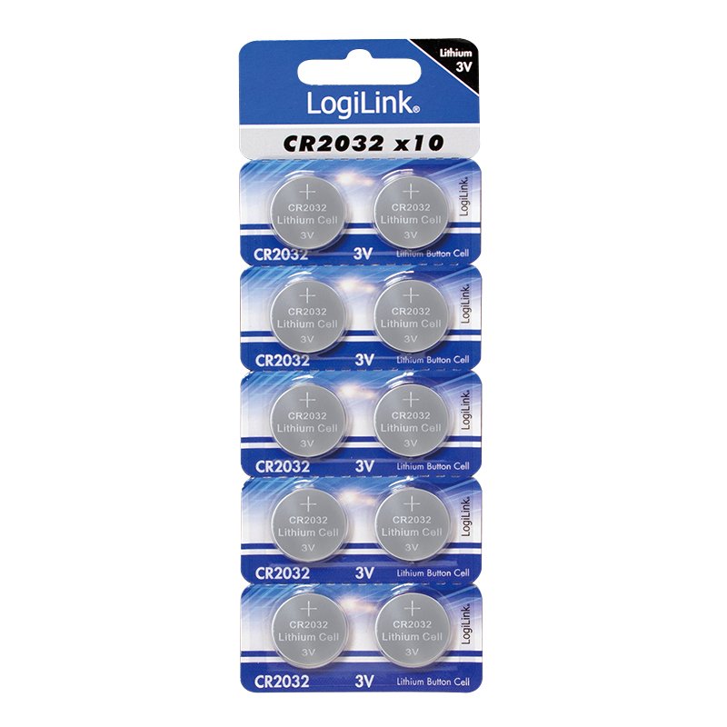EAN 4052792047127 - LogiLink CR2032B10 pila doméstica Batería de un solo uso CR2032 Litio imagen 2