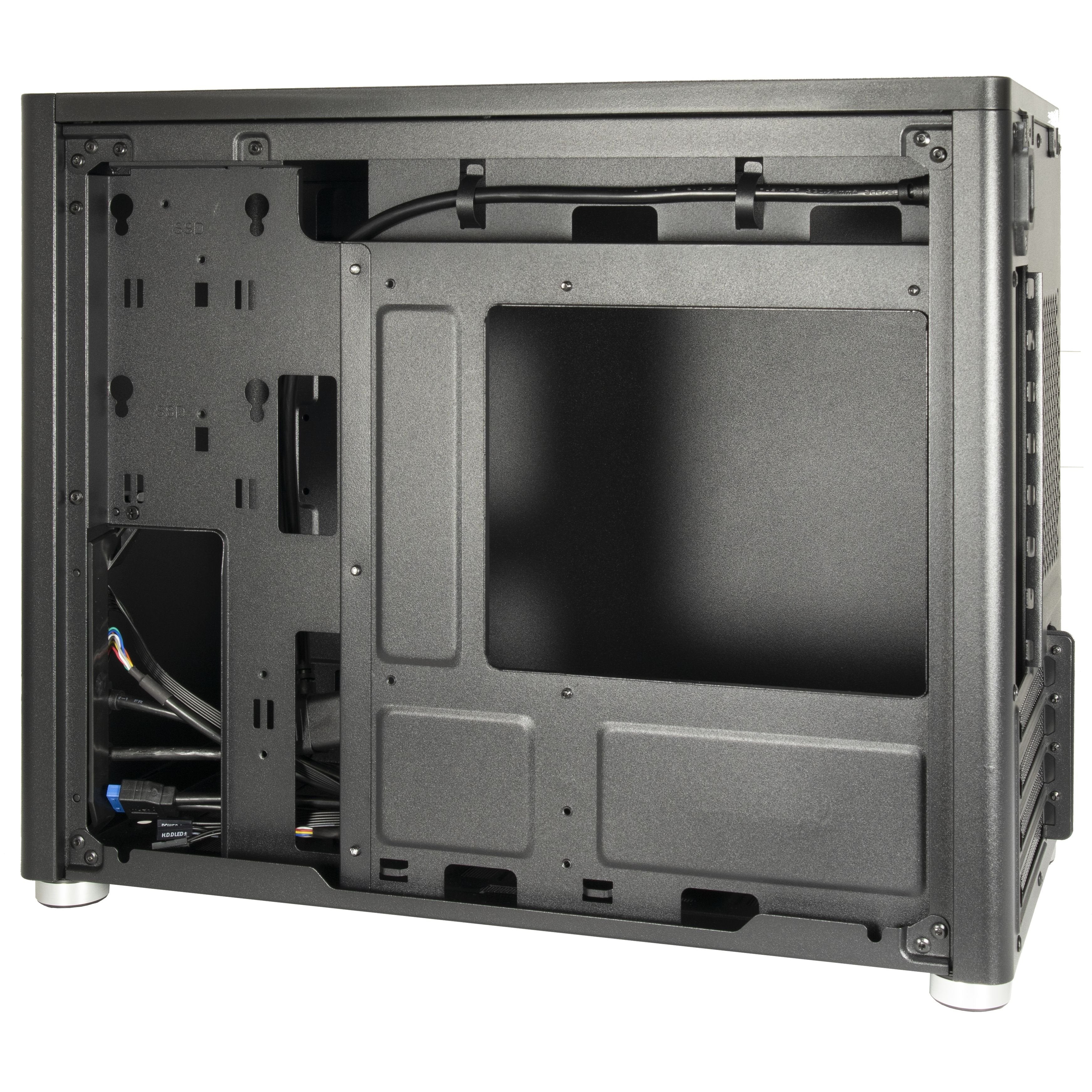 EAN 4260455648448 - Inter-Tech X2 Duplex Micro Torre Negro imagen 10
