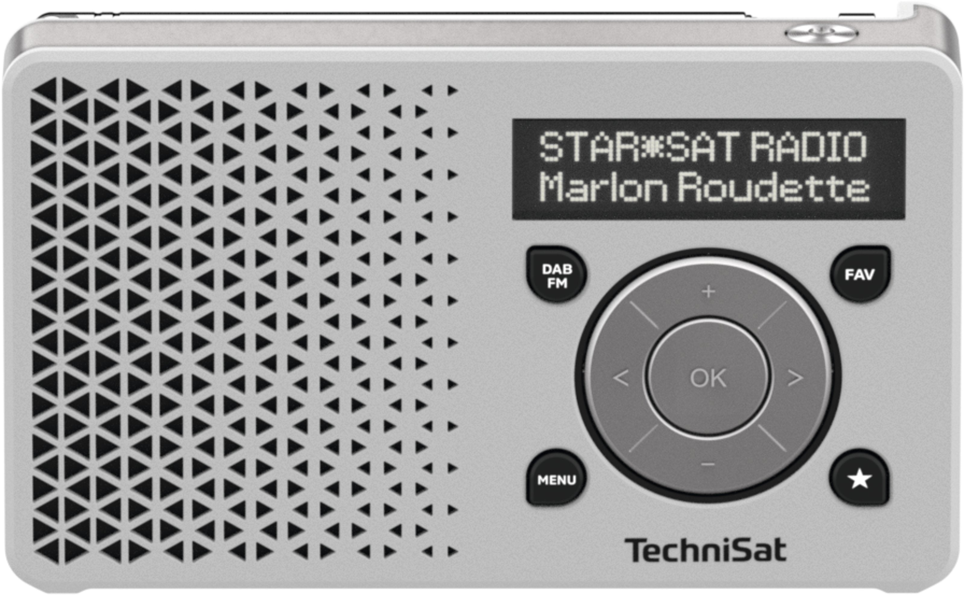 EAN 4019588149977 - TechniSat DigitRadio 1 Portátil Digital Plata, Blanco imagen 2
