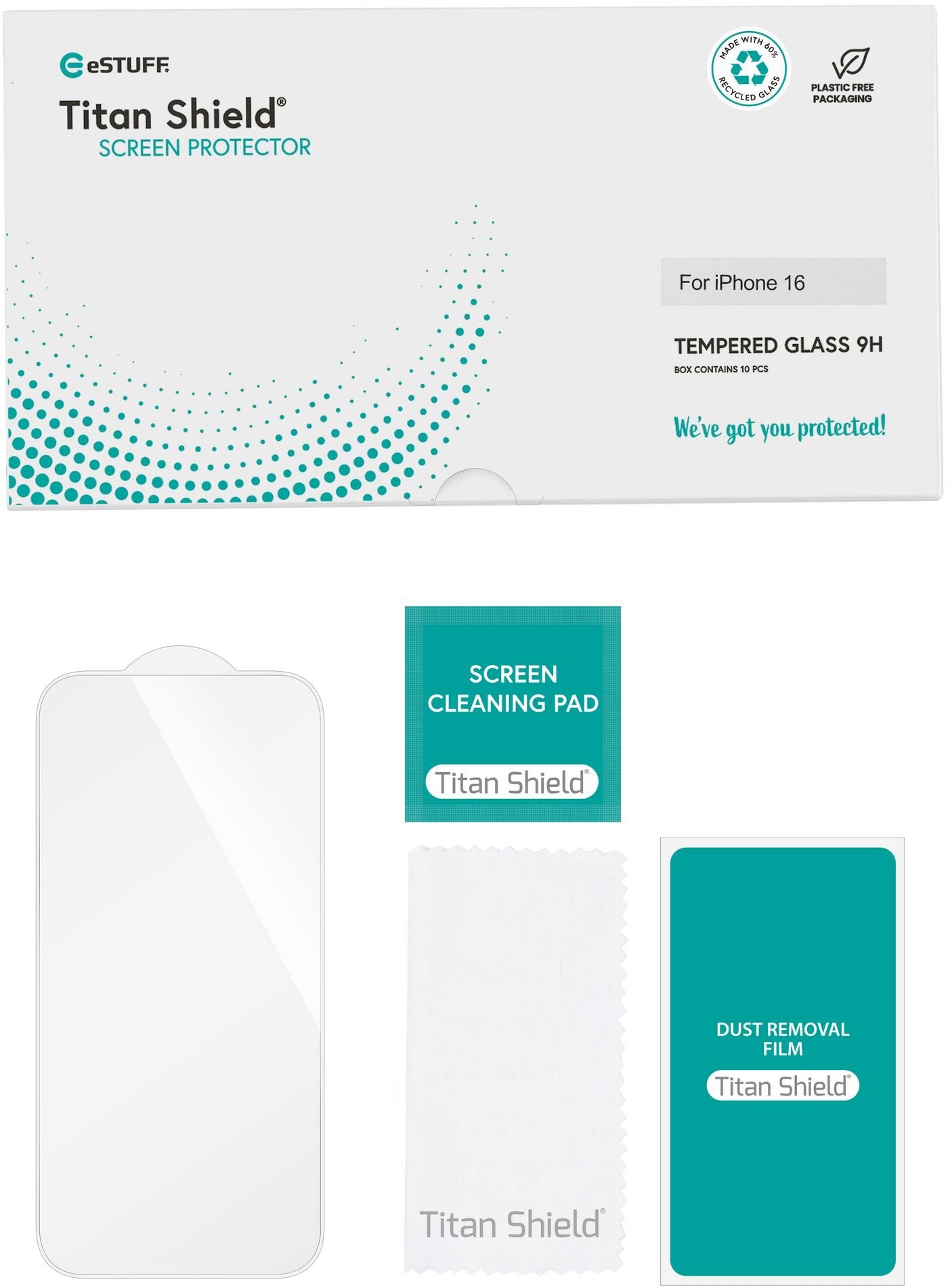 Infinite (Grs) Iphone 17 Pro Screen Protector. Clear