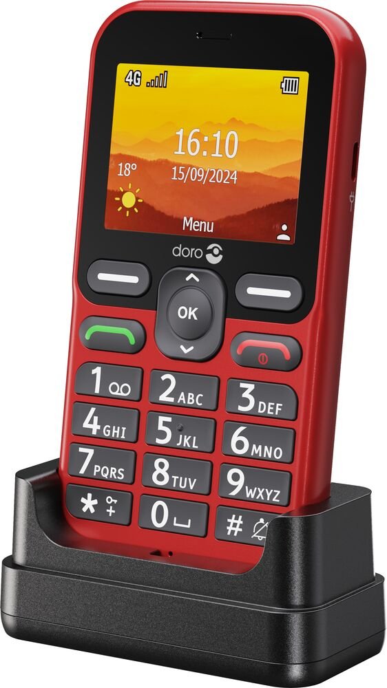 Movil Doro Leva L10 2.4" 4g Rojo