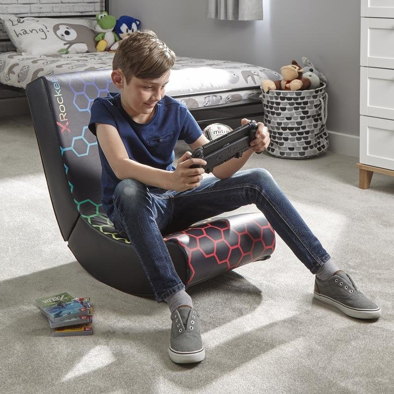 EAN 94338513028 - X Rocker Neo Hex Edition Silla gaming Asiento acolchado tapizado Negro imagen 2