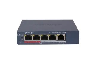 EAN 6942160449937 - Hikvision DS-3E1105P-EIV2 switch Gestionado Fast Ethernet (10/100) Energía sobre Ethernet (PoE) Gris imagen 1
