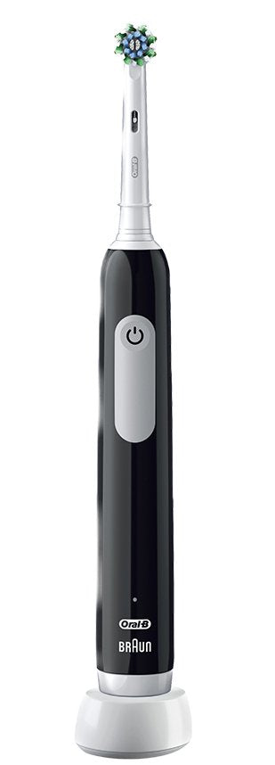 Cepillo De Dientes Oral-B Oral-B Pro 1 Cross Action Eléctrico Negro, Con Estuche De Viaje 8001090914170