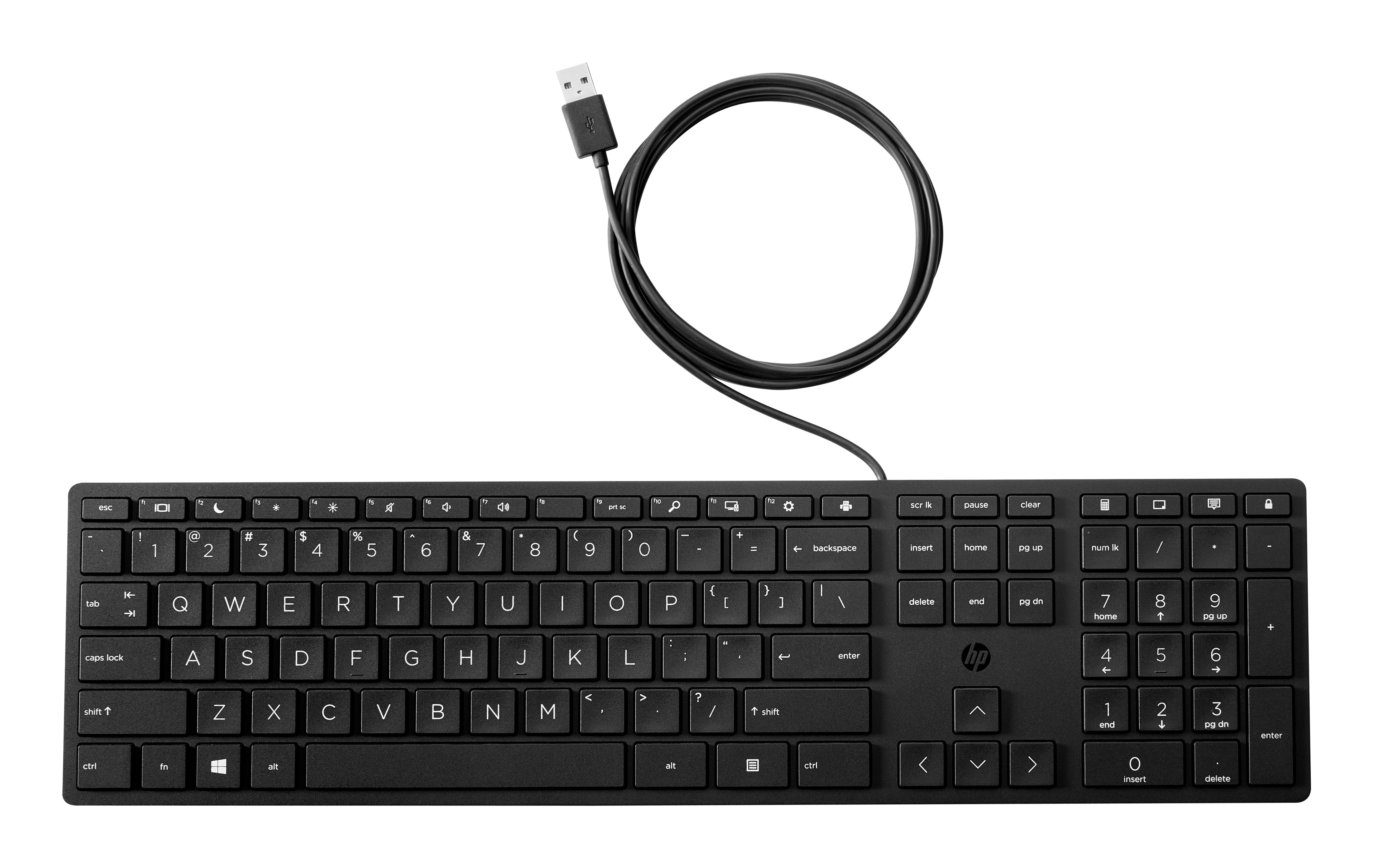 Hp Teclado De Sobremesa Con Cable 320k