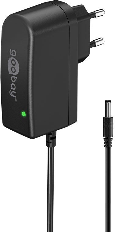 Goobay 64977 Cargador De Dispositivo Móvil Escáner, Teléfono Negro Corriente Alterna, Cc Interior