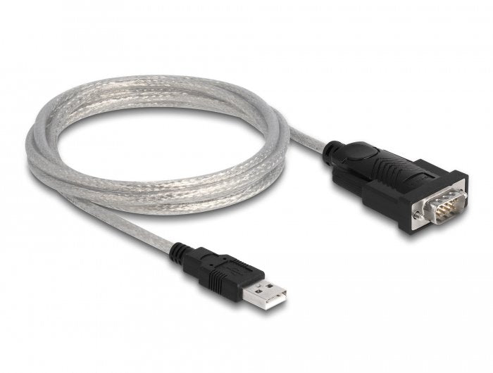 Delock Adaptador Usb 2.0 Tipo-A A 1 X Serial Rs-232 D-Sub 9 + Adaptador D-Sub 25