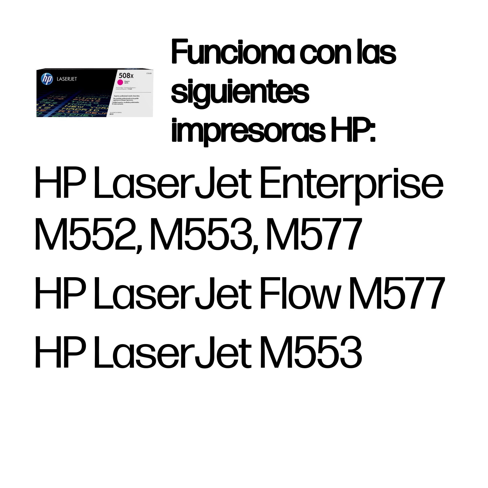 EAN 0888793237632 - HP 508X High Yield Magenta Original LaserJet Toner Cartridge cartucho de tóner 1 pieza(s) imagen 2