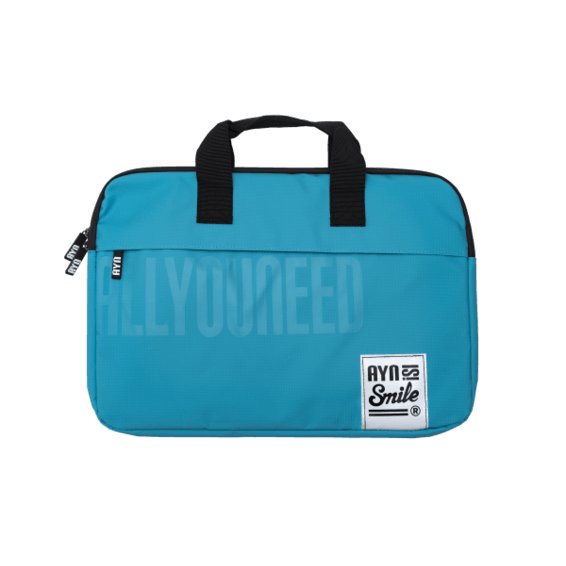 Akira Bolsa Maletín Para Portátil Impermeable 15 Y 16 Pulgadas Azul