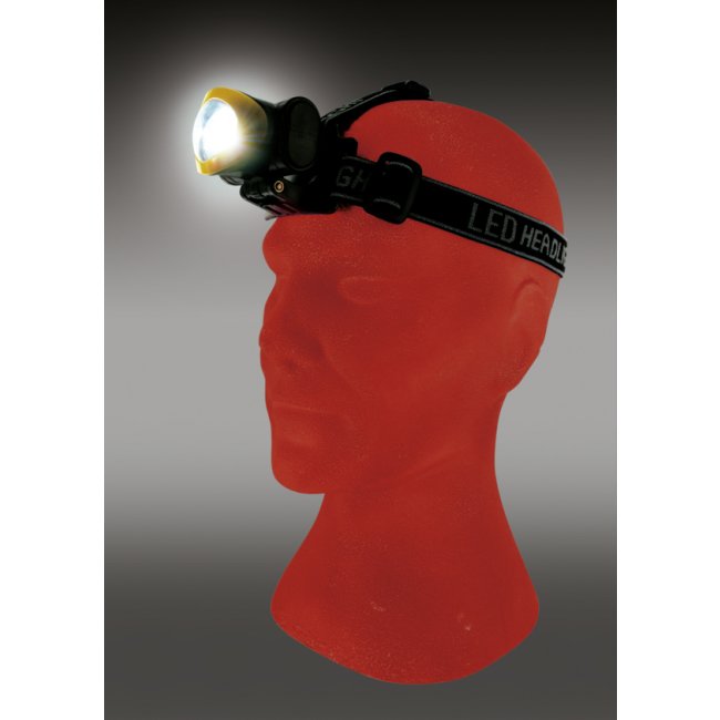 EAN 4004005030297 - Schwaiger WLED 40 Negro, Amarillo Linterna con cinta para cabeza COB LED imagen 11