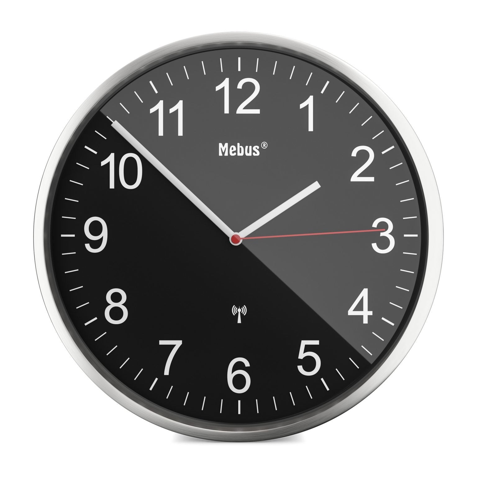 EAN 4007218195784 - Mebus 19578 reloj de mesa o pared Reloj mecánico Alrededor Negro, Metálico imagen 1