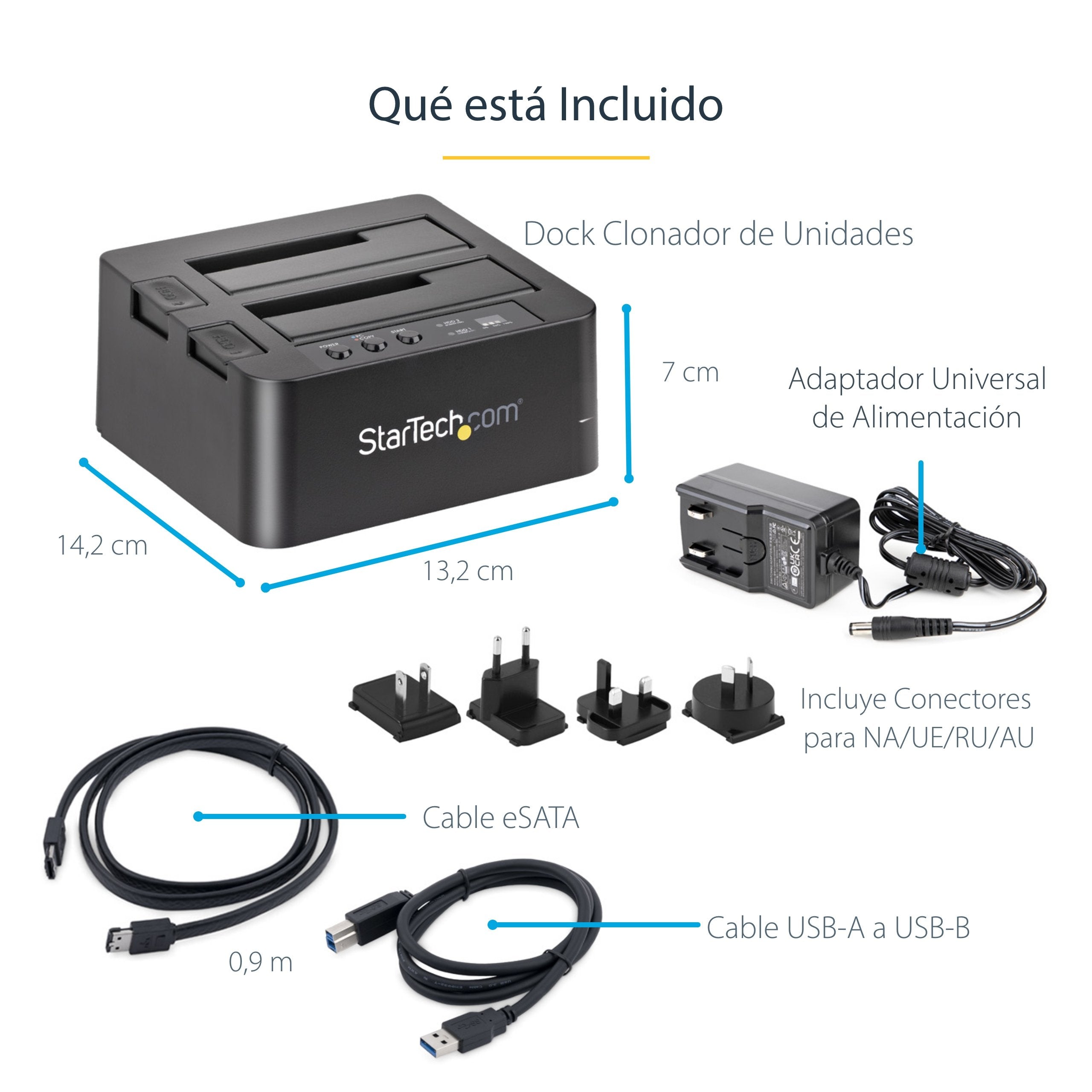 EAN 0065030855884 - StarTech.com SDOCK2U33RE duplicador de datos y soporte Duplicador de HDD/ SSD (discos duros/unidades de e imagen 9