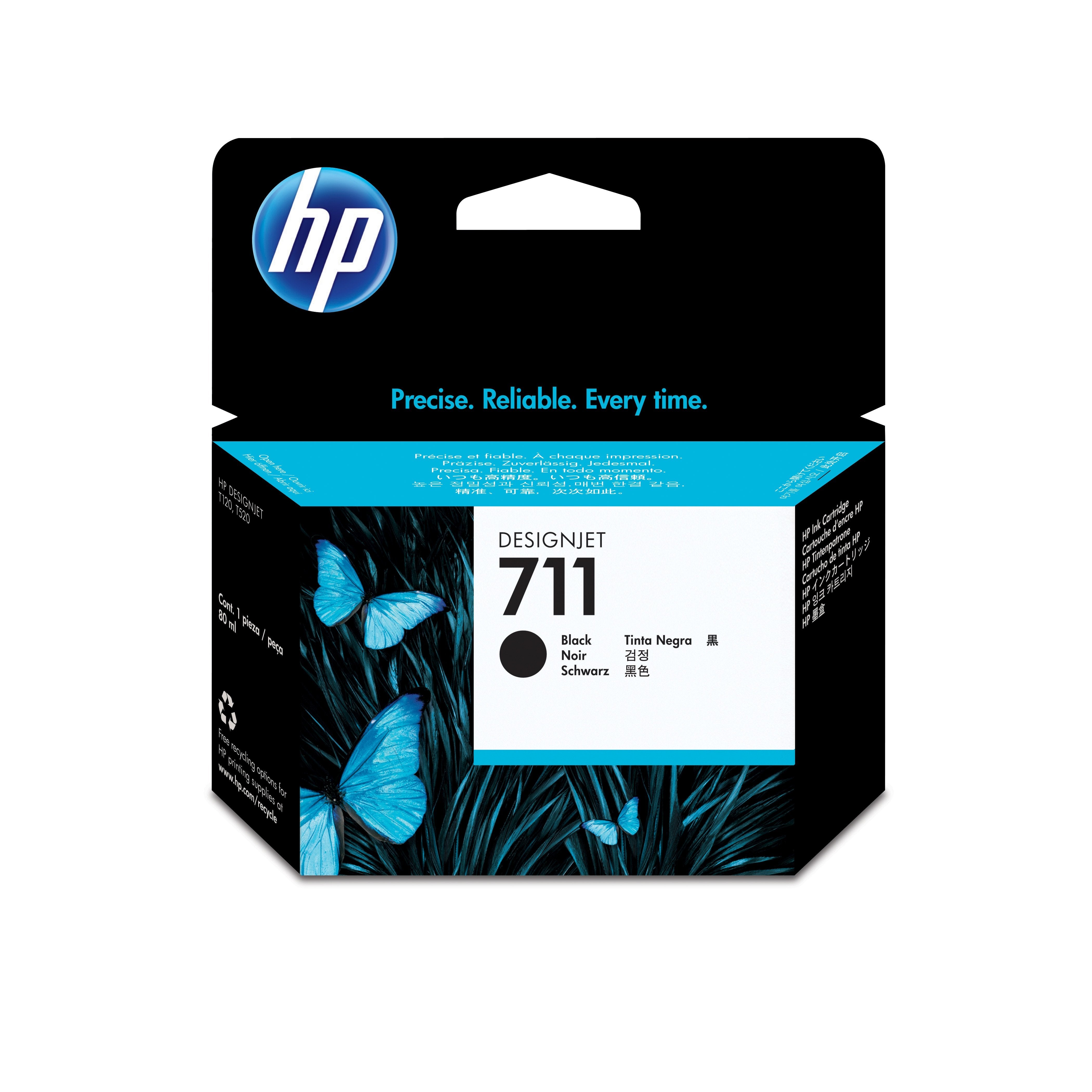 EAN 0886112841164 - HP 711 80-ml Black DesignJet Ink Cartridge cabeza de impresora Inyección de tinta térmica imagen 1