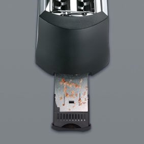Cloer 3710 - Toaster - 4 Disco - Mate Negro