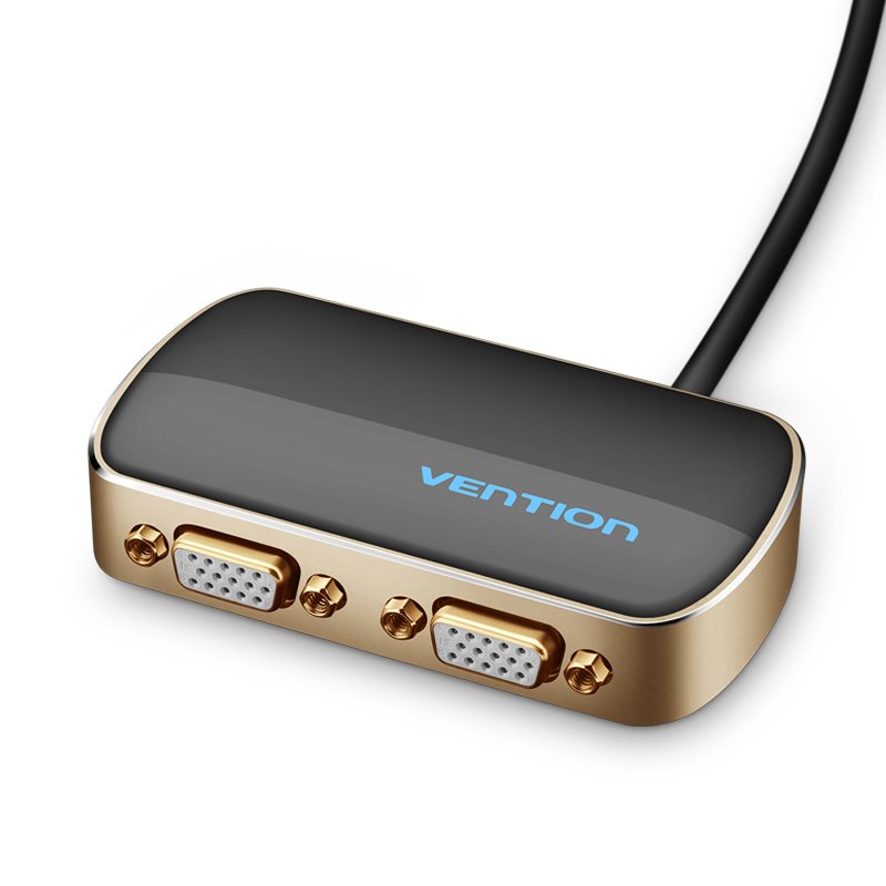 Divisor Vga Con Alimentación Externa Vention Dbabf Vga Macho 2x Vga Hembra
