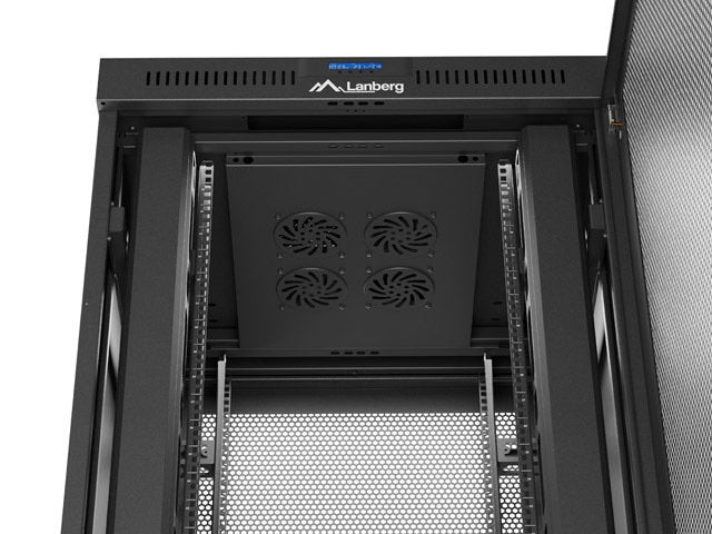 EAN 5901969446838 - Lanberg FF01-8837-23BL armario rack 37U Rack o bastidor independiente Negro imagen 14