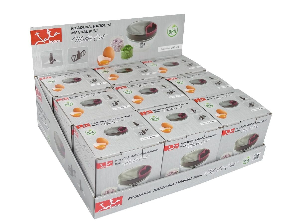 EAN 8436584380375 - JATA AC57E picadora manual de alimentos Negro, Transparente imagen 5