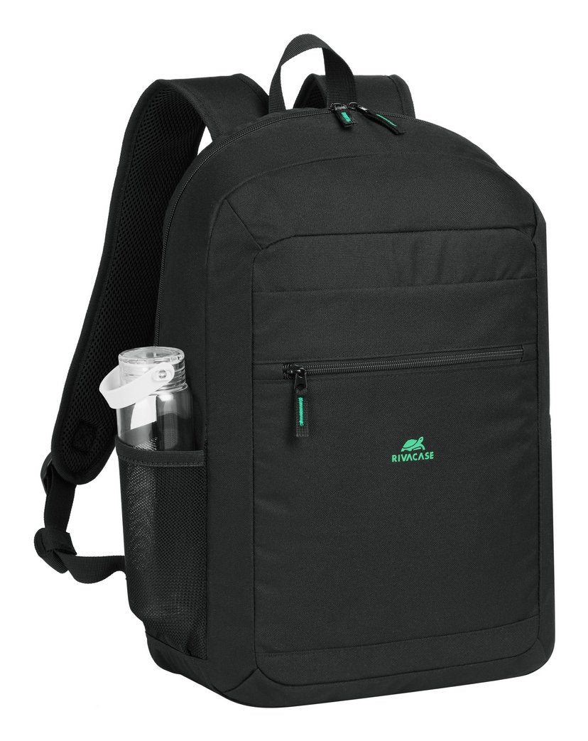 EAN 4260709015569 - Rivacase Gremio mochila City backpack Negro Poliéster, Tereftalato de polietileno reciclado (rPET) imagen 9