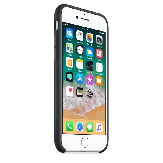 Funda Iphone 8 7 Silicone Case Negro Mqgk2zm A