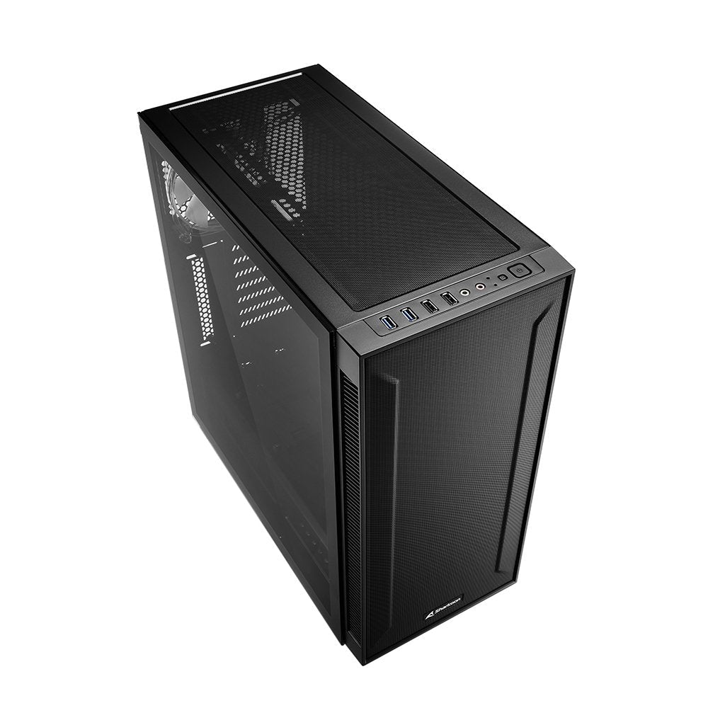 Caja Pc Sharkoon Tg6m Atx 2xusb3.0 2xusb2.0 Sin Fuente Rgb