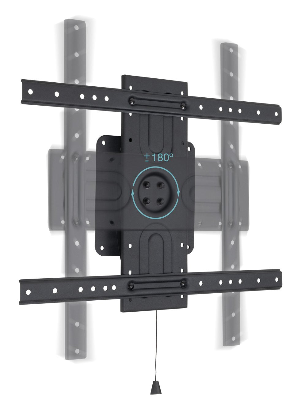 Soporte Pared 37-80 Rotación 360° Negro