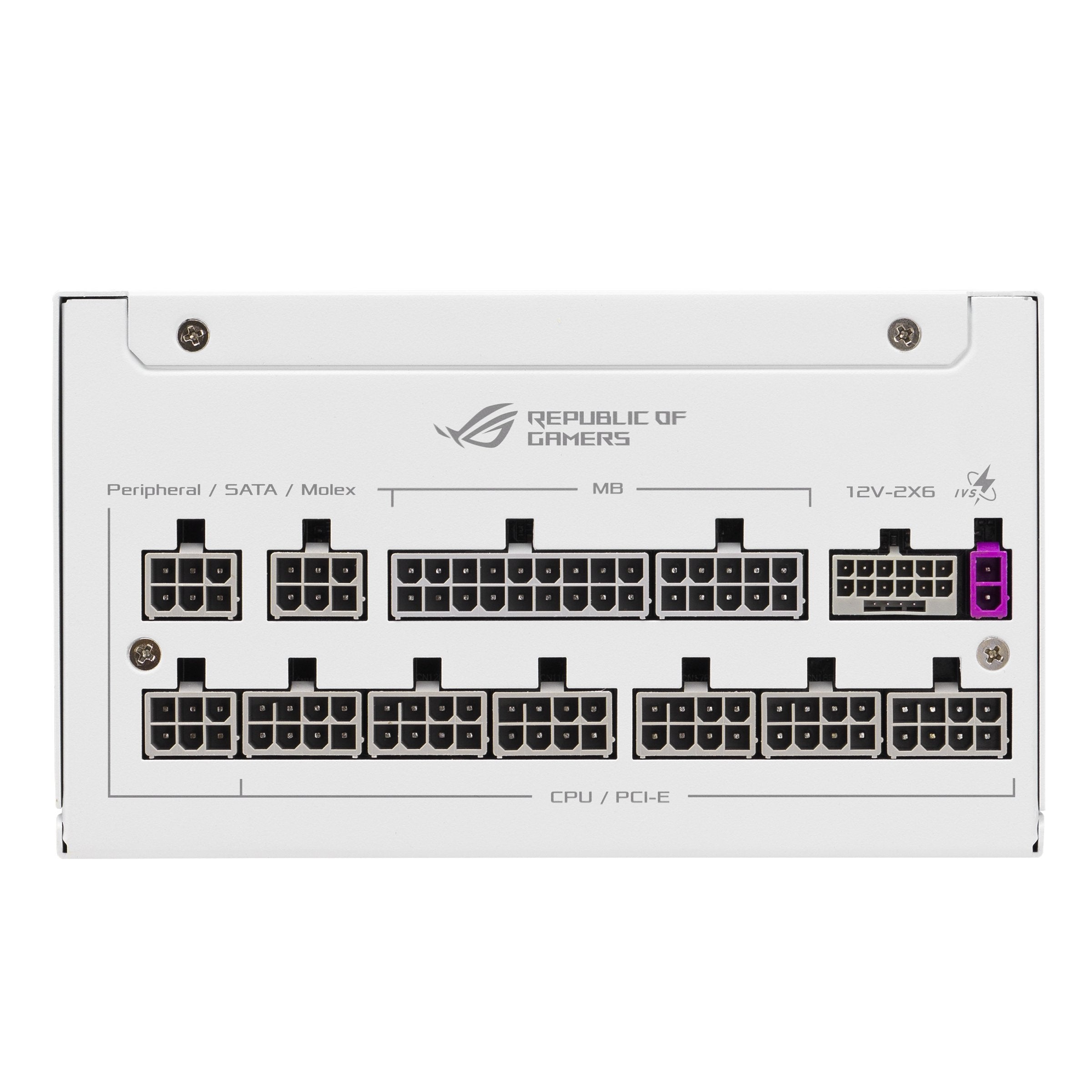 EAN 4711387835517 - ASUS ROG -STRIX-1000P-GAMING-WHITE unidad de fuente de alimentación 1000 W 20+4 pin ATX ATX Blanco imagen 4