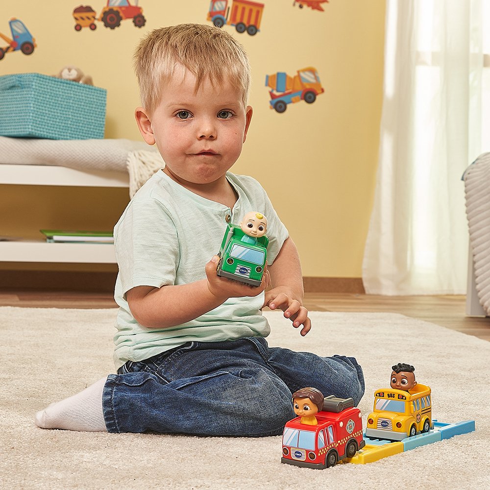 Camión De Basura De Jj, Vehículo De Juguete Vtech Tut Tut Baby Flitzer - Cocomelon 80-561404