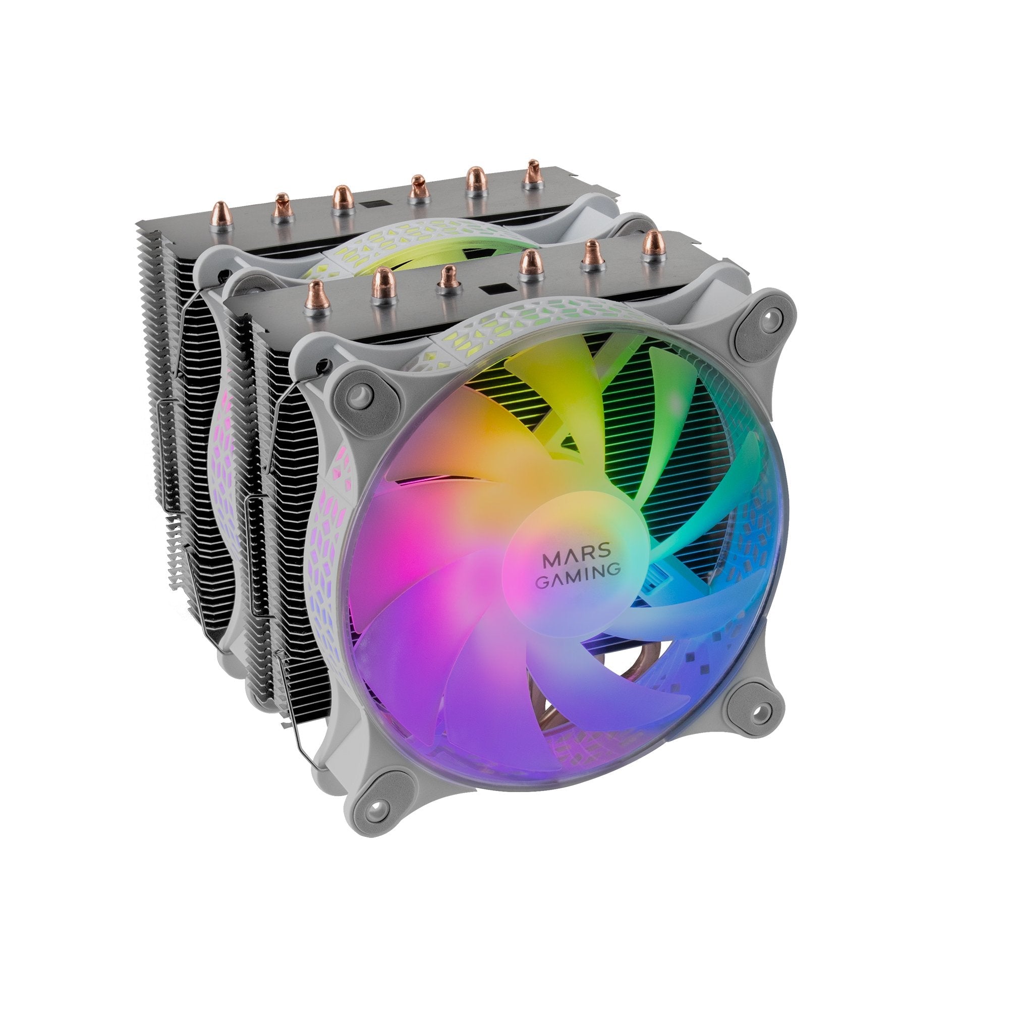 Ventilador Con Disipador Mars Gaming Mcpu-Xtw 12cm Blanco