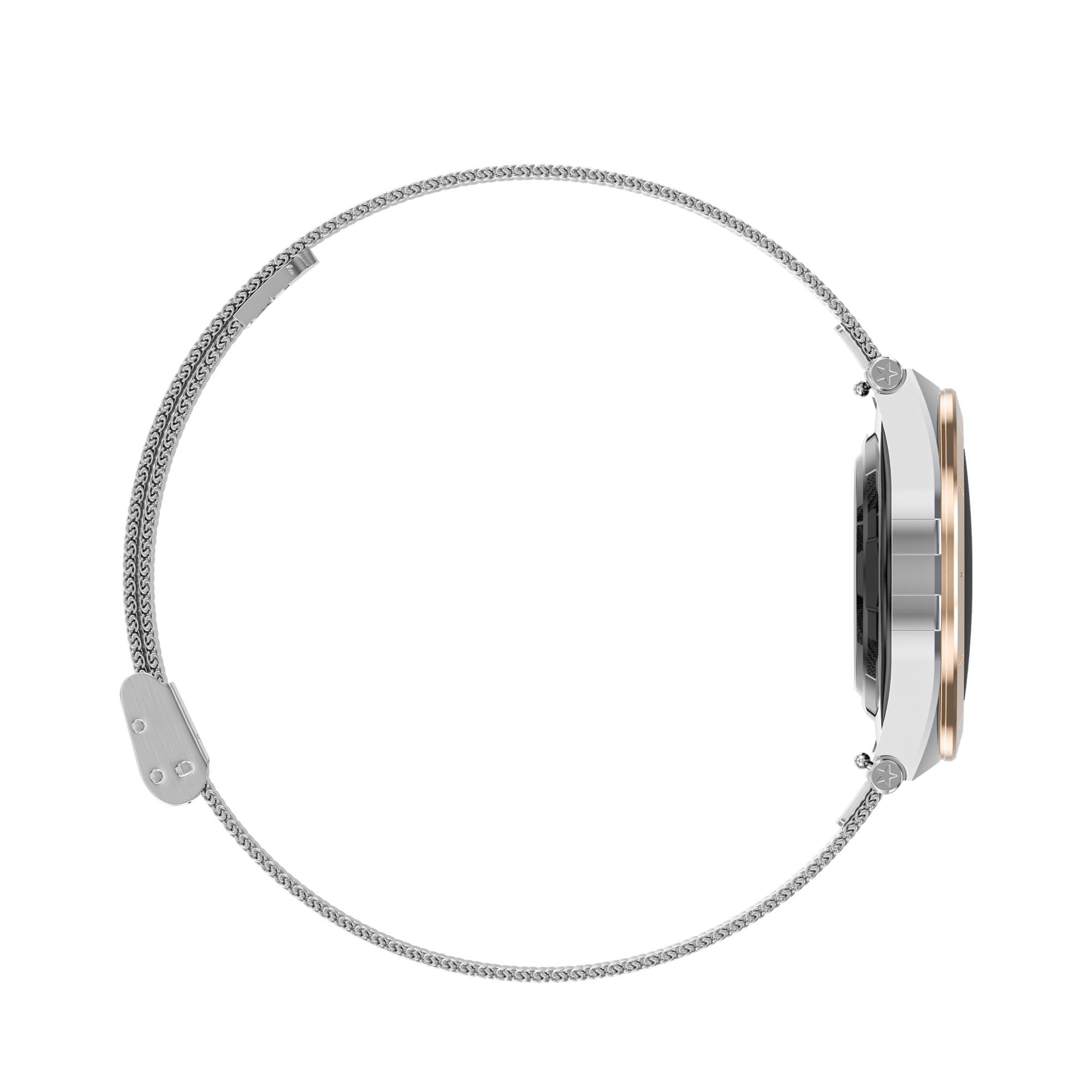 Ksix Lya Rosa Smartwatch 1.19" 2 Correas (Metal + Silicona)