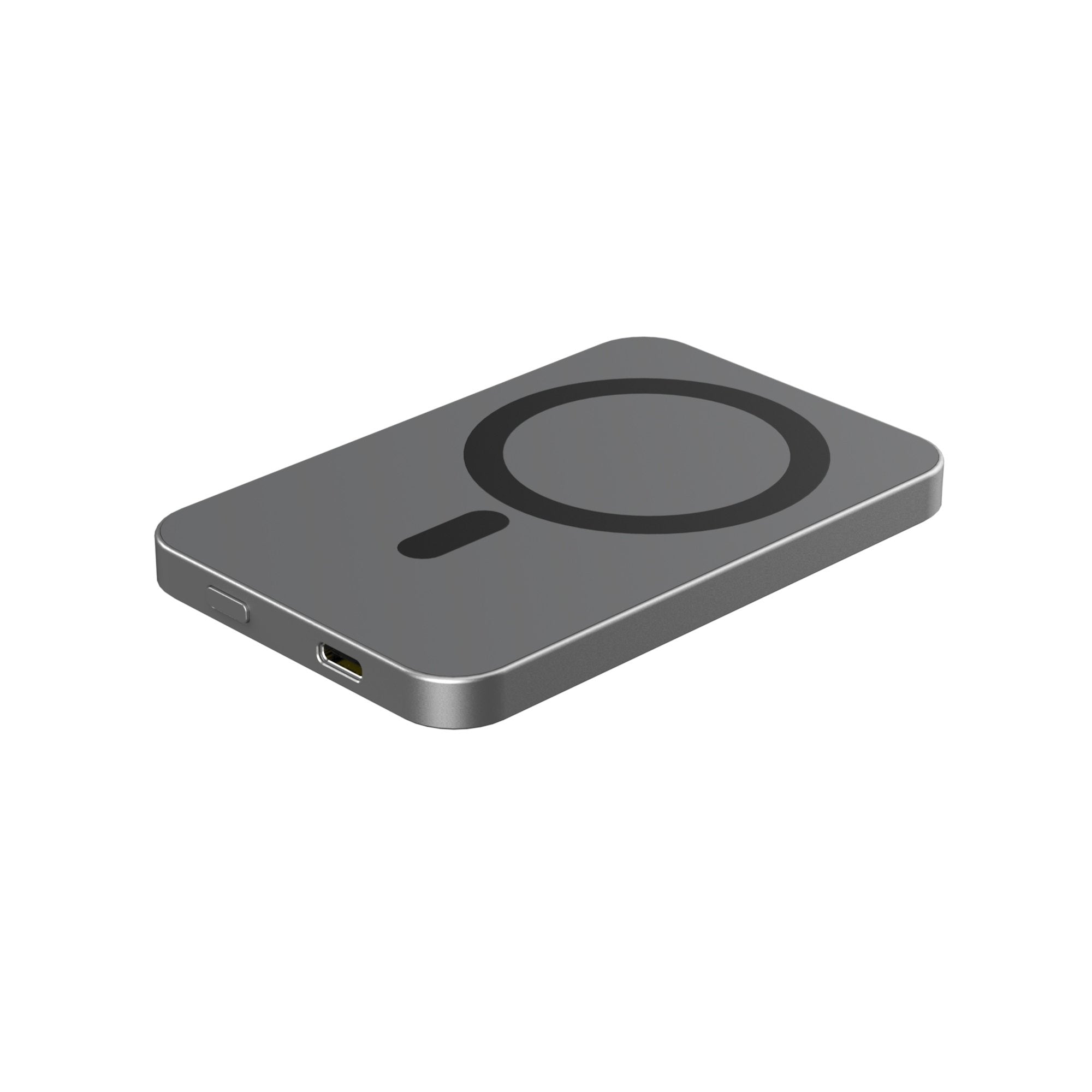 Realpower Pb-5000 Mag Polímero De Litio 5000 Mah Cargador Inalámbrico Gris