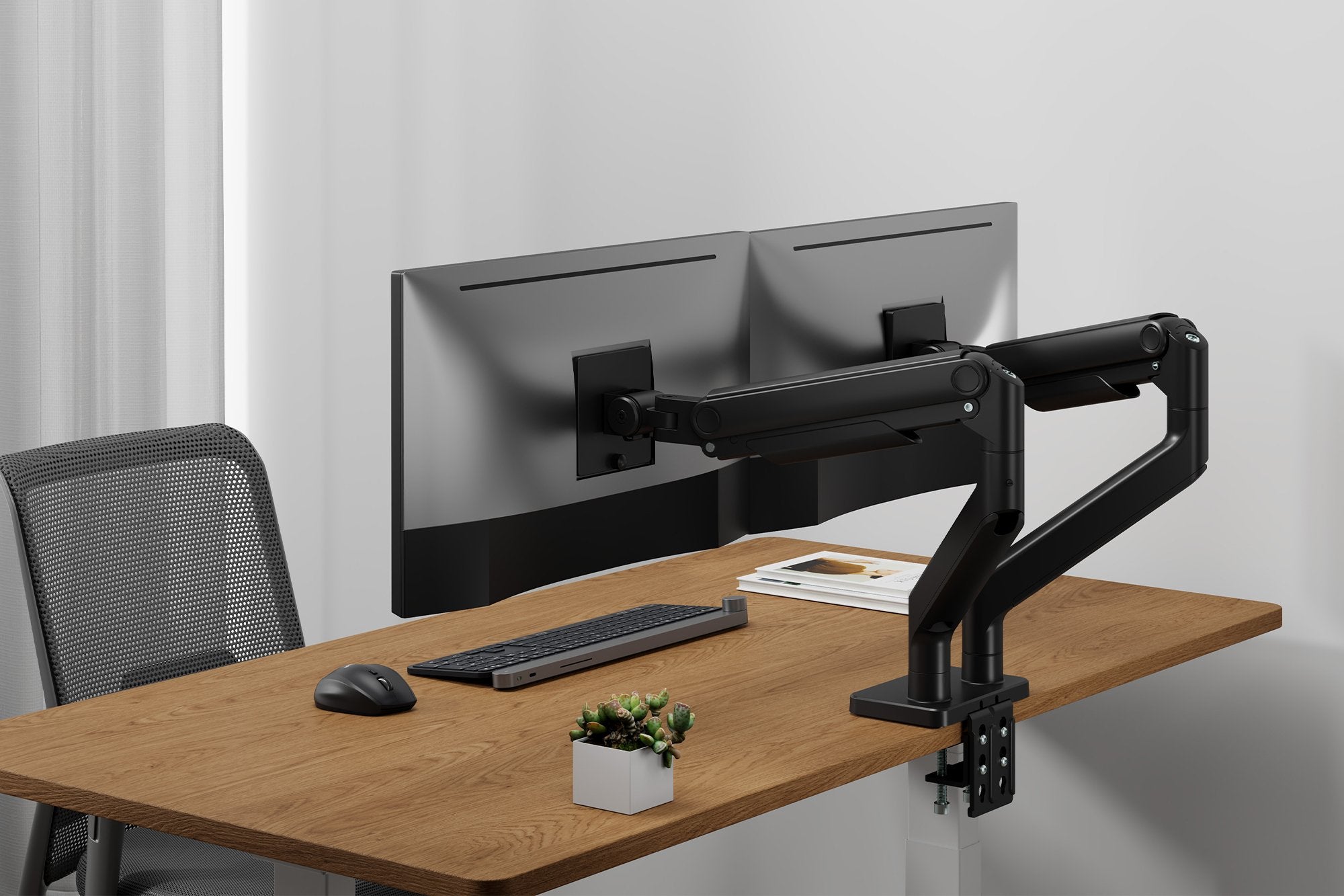 EAN 4016032505921 - Digitus DA-90474 soporte para monitor 114,3 cm (45") Escritorio Negro imagen 3