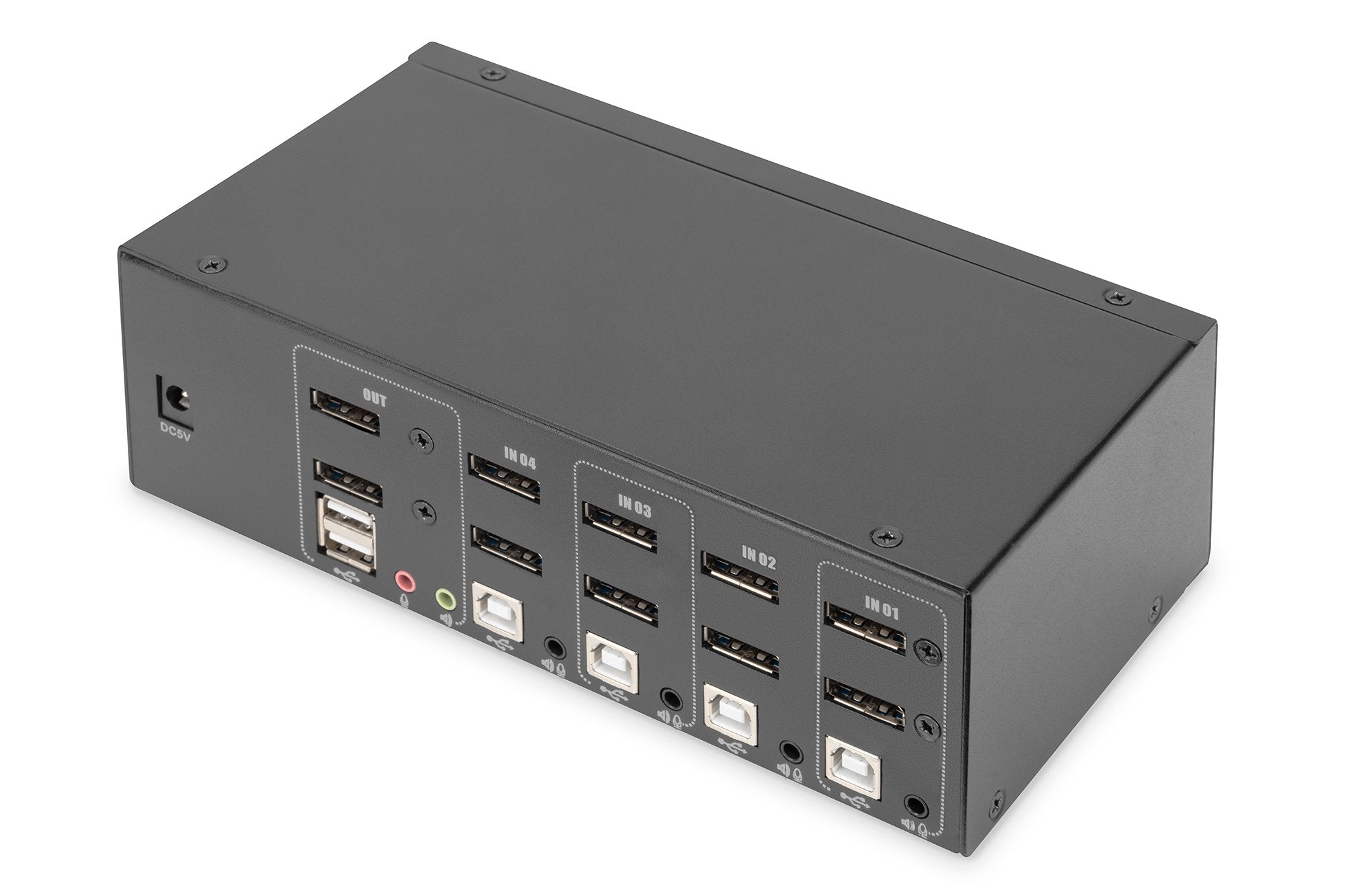 Digitus Kvm Switch 4-Port Dp 4k Dual Display