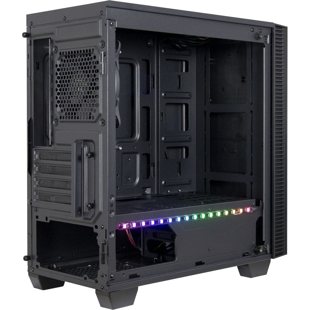 Caja Pc Inter-Tech X-608 Infinity Micro Tower Ventilador 1x120mm Rgb