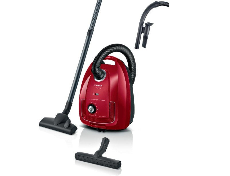 Aspirador Serie De Hogar De Bosch 4 Bgd38rd1h De Bidón Rojo