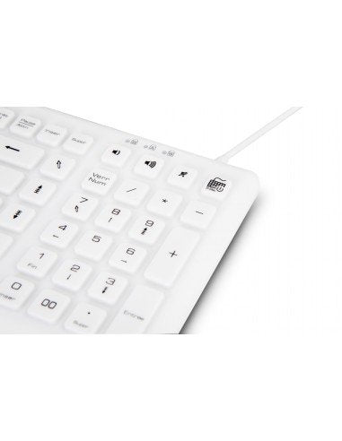 Teclado Español Urban Factory Akb69uf Usb Qwerty Blanco