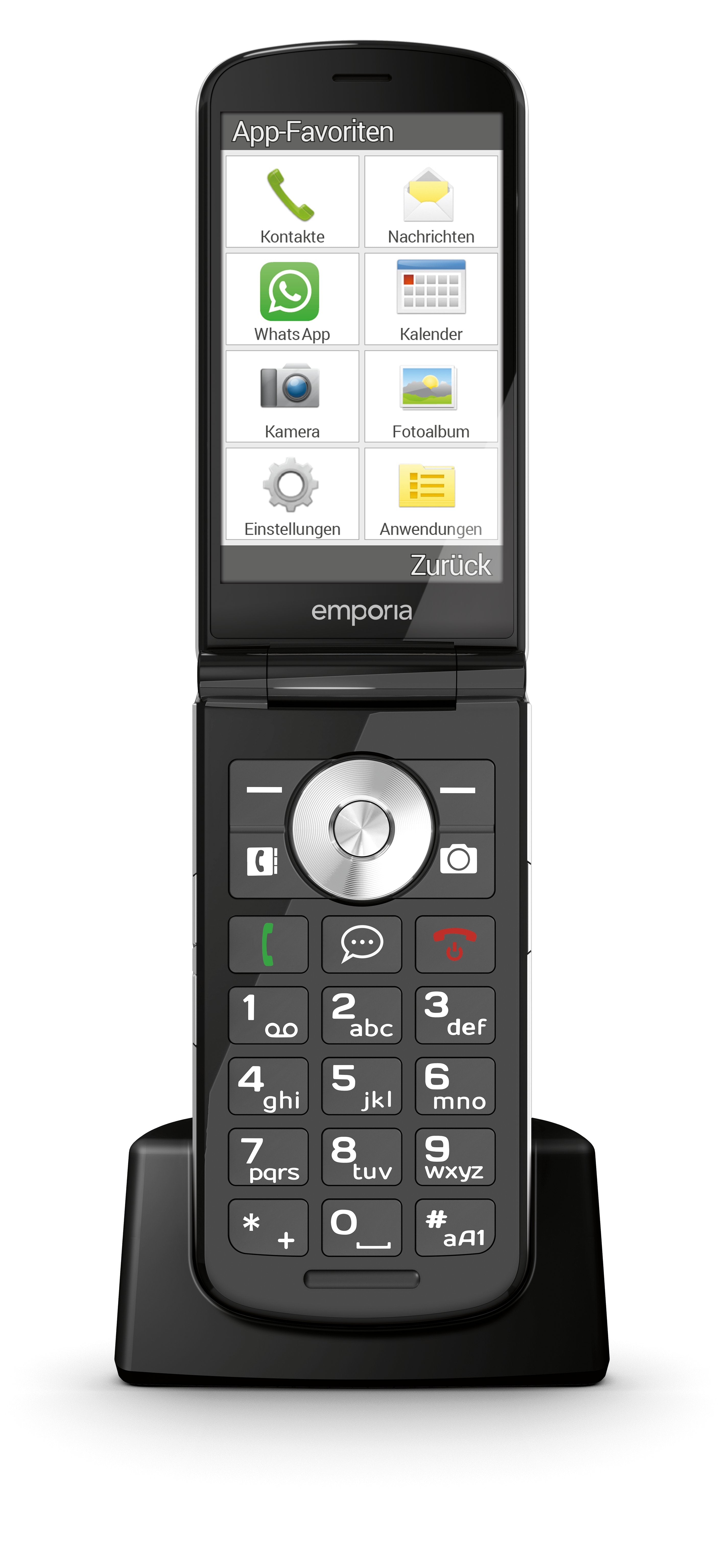 EAN 9005613168780 - Emporia emporiaTOUCHsmart.3 8,81 cm (3.47") 150 g Negro Teléfono para personas mayores imagen 25