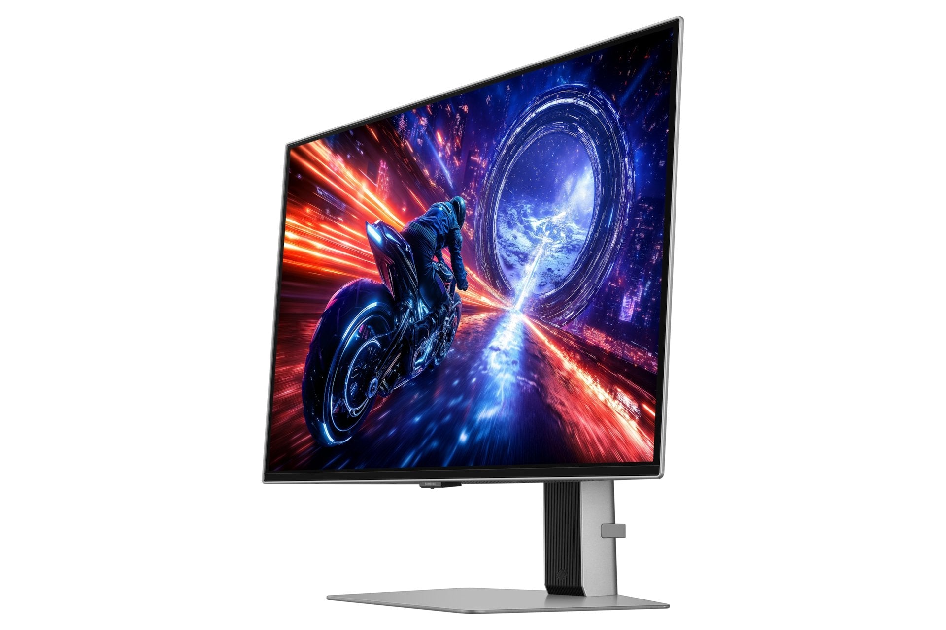 Monitor Gaming Samsung Odyssey Oled G6 G60sf S27fg604su 27' Qhd 0.03ms 500hz Qd-Oled Regulable En Altura Plata