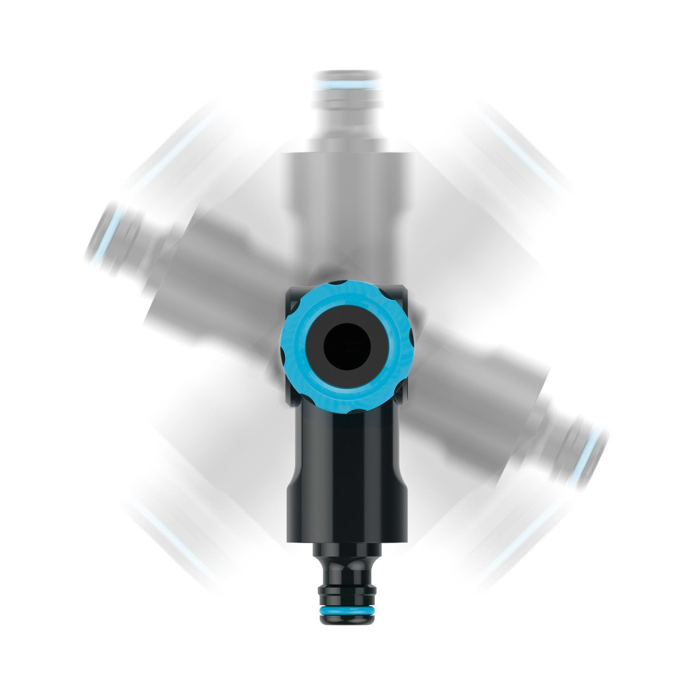 Conector A Grifo En Angulo Multiple Para Rosca Hembra Ergo G1/2" - G3/4" - G1"