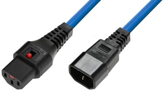 EAN 5715063519059 - Microconnect MC-C13C14LOCK-0.5MB cable de transmisión Azul 0,5 m C13 acoplador C14 acoplador imagen 1